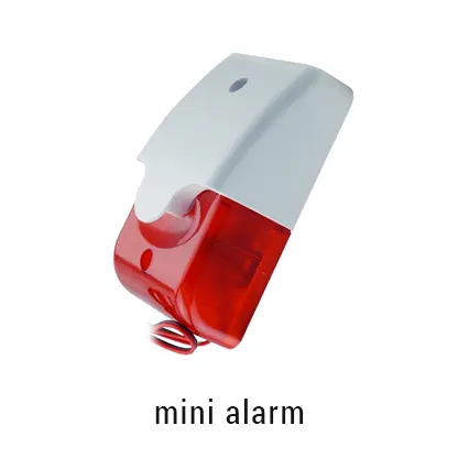 Mini Siren Alarm & Strobe Light