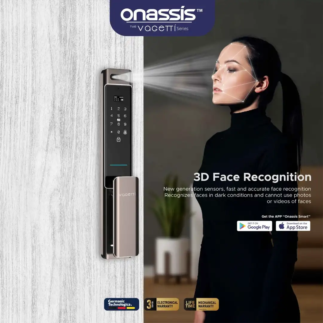 Smart Lock Kamera Video Onassis V80 Pro