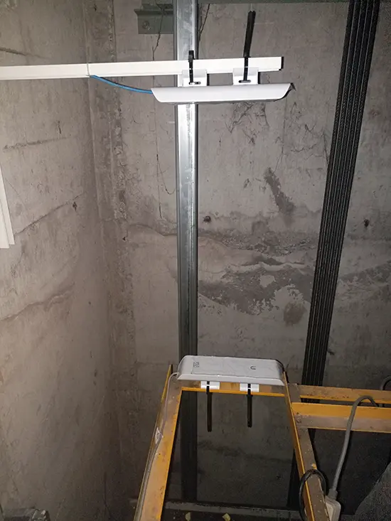 Lift di kantor Gubsu Medan menggunakan lift controller ZKTeco
