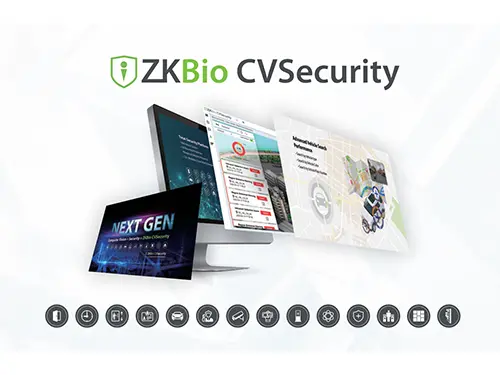 Dashboard software ZKBio Access IVS untuk manajemen akses kontrol pintu kantor