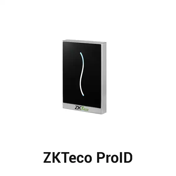 Reader kartu RFID ZKTeco seri ProID untuk otentikasi di dalam lift